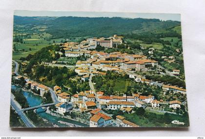 Cpm, Saint Lizier, vue générale aérienne, Ariège 09