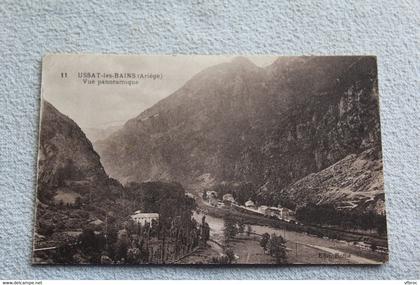 Ussat les bains, vue panoramique, Ariège 09