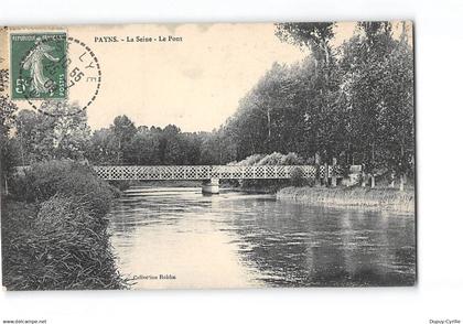 PAYNS - La Seine - Le Pont - Roblin - très bon état