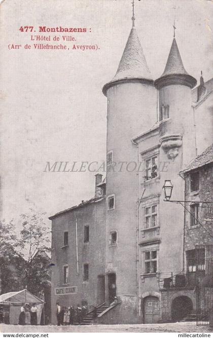 FRANCE - Montbazens - Hotel de Ville