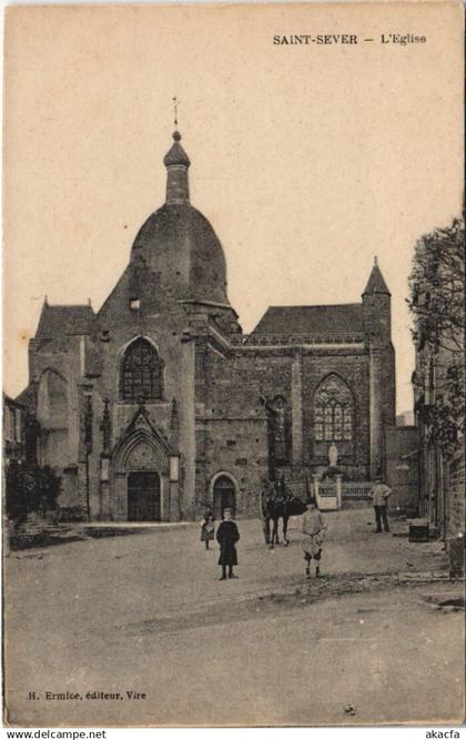 CPA SAINT-SEVER-CALVADOS SAINT-SEVER - L'Eglise (1228052)