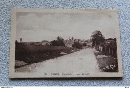 Tusson, vue générale, Charente 16