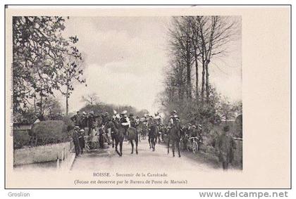 BOISSE SOUVENIR DE LA CAVALCADE (BOISSE EST DESSERVIE PAR LE BUREAU DE POSTE DE MARSAIS) BELLE ANIMATION