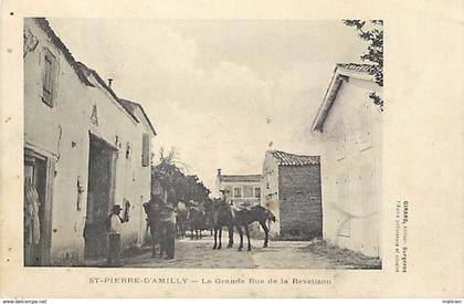 - dpts div -ref-AL562- charente maritime - saint pierre d amilly - st pierre d amilly - grande rue de la revetizon -