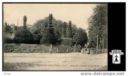 18 Aubigny-sur-Néré - 607 - AUBIGNY-SUR-NERE (Cher)  - Grands Jardins de la Ville -  cpa Rhea D18D  K18015K  C18015C