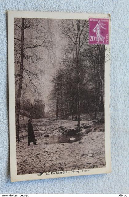 en Corrèze, paysage d'hiver, Corrèze 19