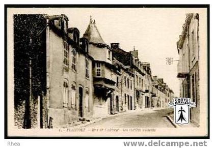 22 Plancoët - 4 - PLANCOET - Rue de l'Abbaye - Les vieilles maisons - sépia