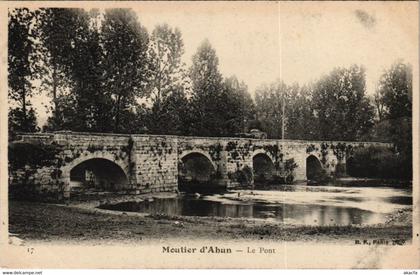 CPA Moutier d'Ahun Le Pont FRANCE (1051097)