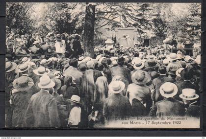 24 - Eymet - inauguration du monument aux morts - 17 septembre 1922