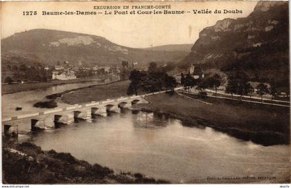 CPA Baume-les-Dames Le Pont et Cour-les-Baume (1278008)