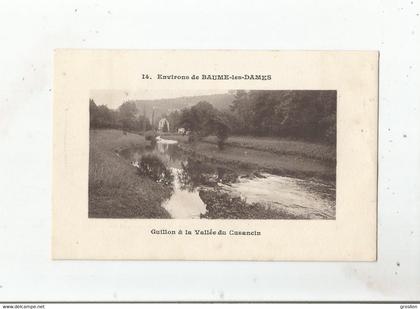 GUILLON LES BAINS ET LA VALLEE DU CUSANCIN 14 ENVIRONS DE BAUME LES DAMES