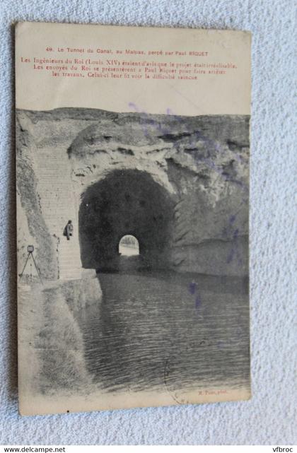 le tunnel du canal, au Malpas, percé par Paul Riquet, Doubs 25