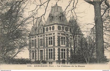 CPA Arnières-Le château de la Musse-193-Timbre    L2750