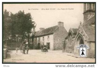 29 Ile-Tudy - 274. ILE TUDY - La Place de l'Eglise - cpa