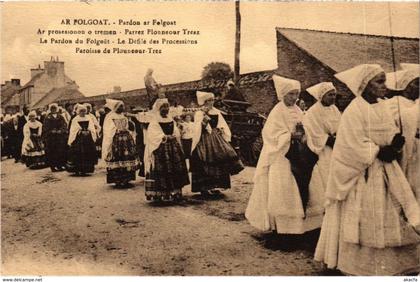 CPA Ar Folgoat - Le Pardon du Folgoet - Le Defile des Processions (1034005)