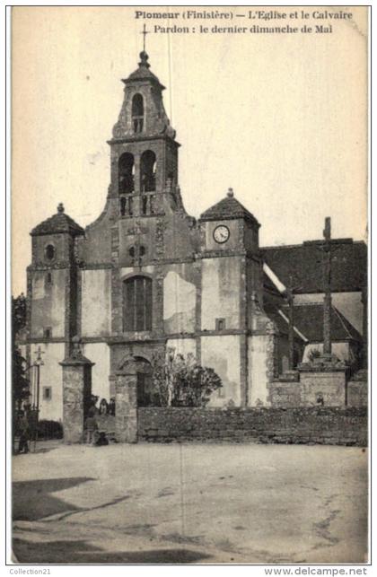 PLOMEUR L EGLISE ET LE CALVAIRE