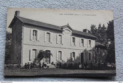 Cazaubon, le groupe scolaire, Gers 32