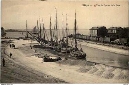 Blaye - Port et la Gare