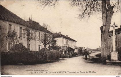 CPA CASTILLON-de-CASTETS - Route de Meilhan (140094)