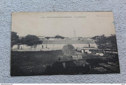 saint Ciers sur Gironde, vue générale, Gironde 33