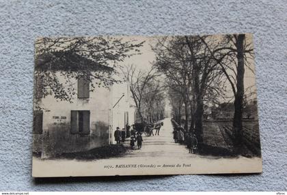 Bassanne, avenue du pont, Gironde 33