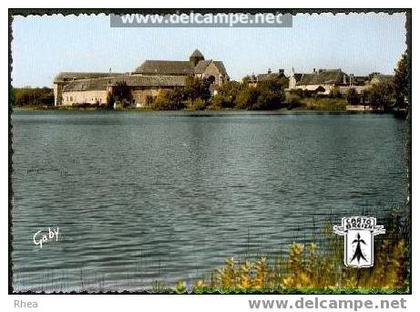 35 Paimpont - 1 - PAIMPONT (I-et-V)  - L'Etang et l'Abbaye - cpsm