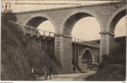 CPA CESSON-SEVIGNE Les Deux Viaducs du Chemin des Courses a Cesson (1250680)