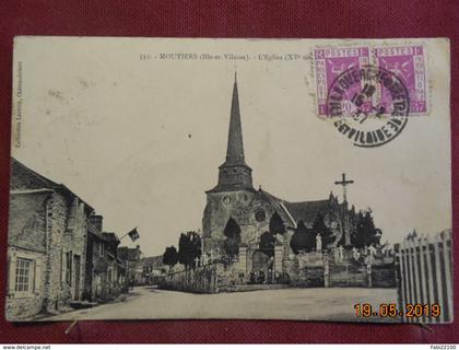 CPA - Moutiers - L'Eglise (XVe siècle)