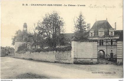 Champigny-sur-Veude - Le Château - L'Entrée