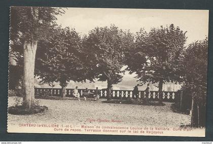 Chateau la Vallière  maison de convalescence Louise de la vallière, terrasse donnant surv le lac de Valjoyeux, maca 3224