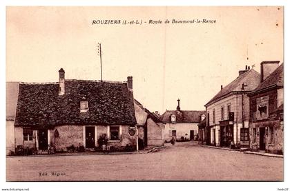 Rouziers - Route de Beaumont la Ronce