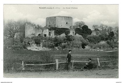 37 - B4344CPA - SEMBLANCAY - Le vieux château - Parfait état - INDRE-ET-LOIRE