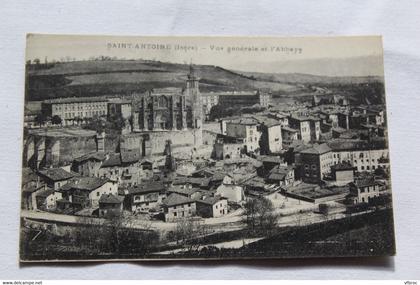 Saint Antoine, vue générale et l'abbaye, Isère 38