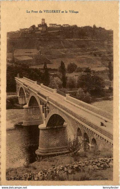 Le Pont de Villeret et le Village