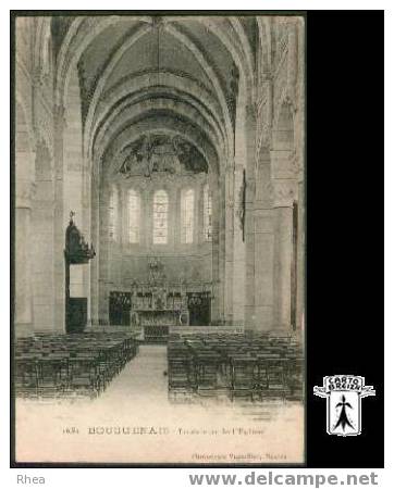 44 Bouguenais - 1651  BOUGUENAIS - Intérieur de l'Eglise -  cpa Rhea D44D  K44143K  C44020C
