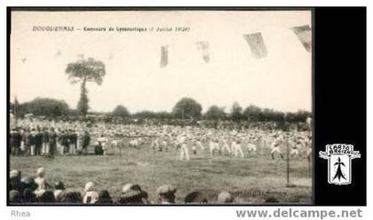 44 Bouguenais - BOUGUENAIS - Concours de Gymnastique (7 Juillet 1929) -  cpa Rhea D44D  K44143K  C44020C