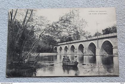 Cpa 1907, le pont d'Olivet, bords du Loiret, Loiret 45