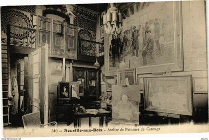 CPA NEUVILLE-aux-BOIS-Atelier de Peinture de Carouge (264317)