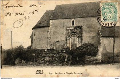 CPA AK FERRIERES - FERRIERES-en-GATINAIS - Chapelle St-Lazare (631943)