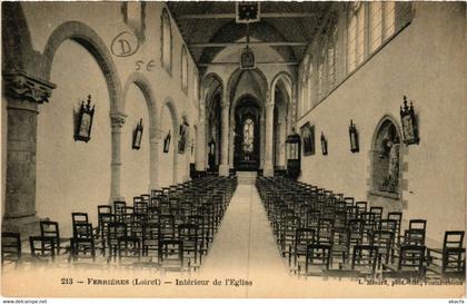 CPA AK FERRIERES - FERRIERES-en-GATINAIS - Intérieur de Église (632072)