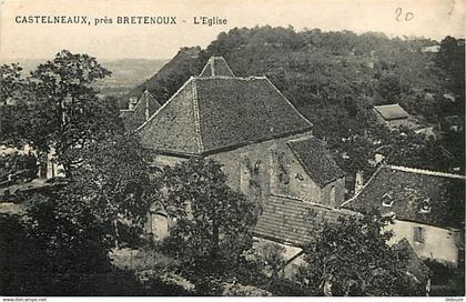 46 - Castelneaux - Près Bretenoux - L'Eglise - CPA - Voir Scans Recto-Verso