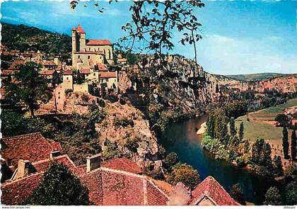 46 - Saint Cirq Lapopie - Vieux Bourg - Eglise du 15e siècle - CPM - Voir Scans Recto-Verso