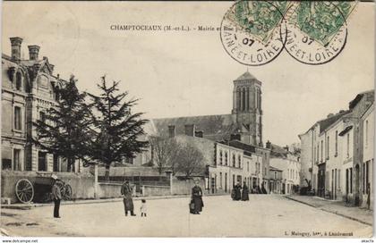 CPA CHAMPTOCEAUX - Mairie et Rue (127550)