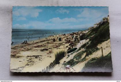 Cpm 1968, Saint Martin de Brehal, la plage, Manche 50