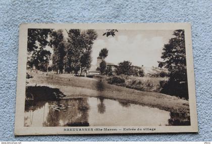 Breuvannes, entrée du village, haute Marne 52