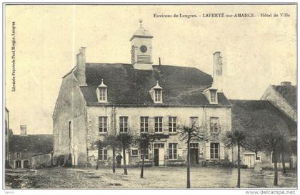 CARTE POSTALE ANCIENNE DE LA FERTE-sur-AMANCE  - hôtel de ville