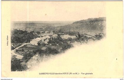 Carte Postale Ancienne de LANEUVEVILLE derrière FOUG-Vue Générale