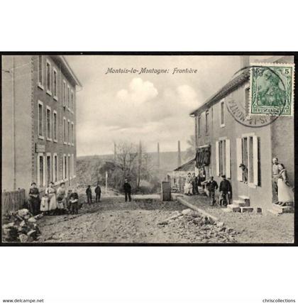 57 - MONTOIS LA MONTAGNE (Moselle) - Frontière