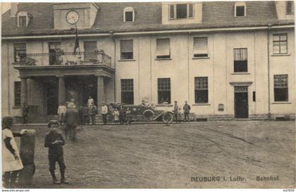 Neuburg in Lothringen - Bahnhof - Feldpost