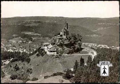 57 Dabo - DABO (Moselle) - Vue aérienne  Rocher St-Léon - cpsm